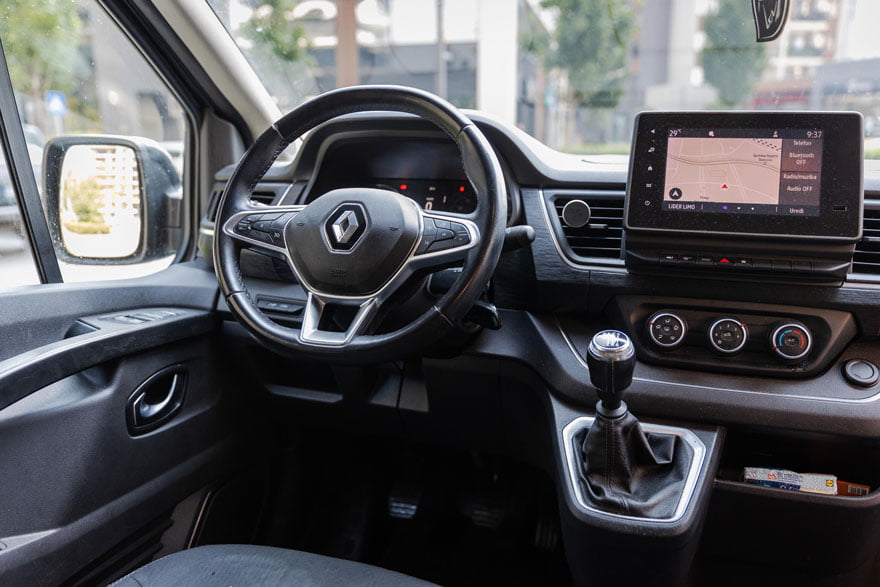 Renault Trafic with professional chauffeur