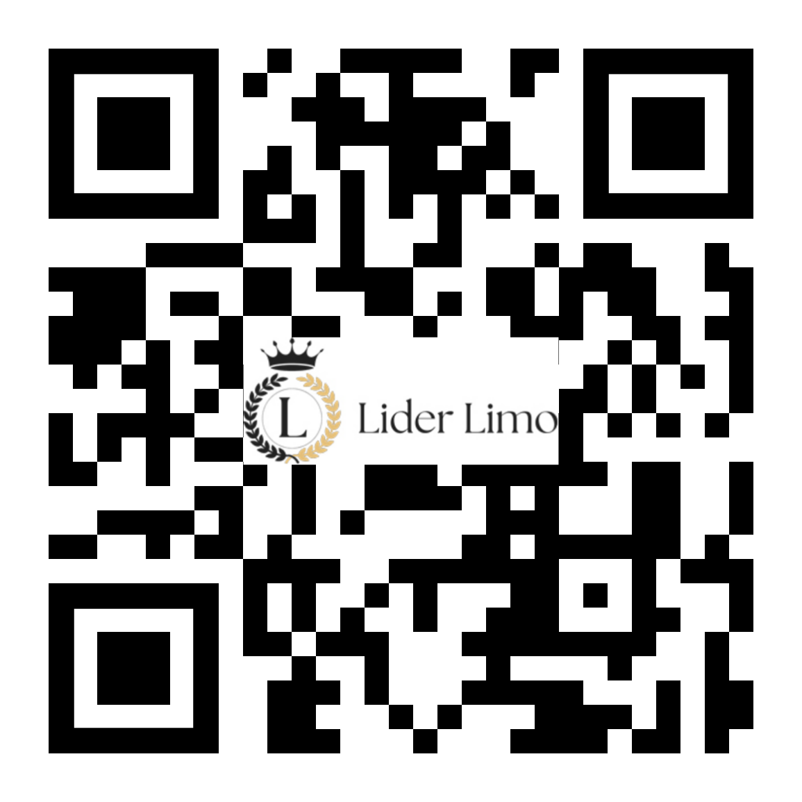 Lider Limo rezervacija QR kod